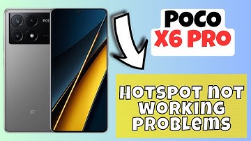Hotspot problem POCO X6 Pro || How to solve hotspot issues || Hotspot not working problems