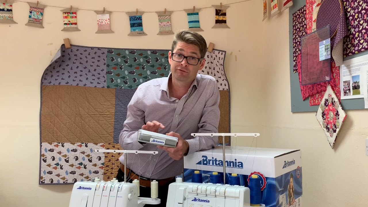 Britannia Instyle 4DR Overlocker accessory foot set