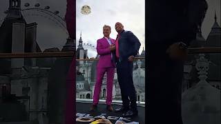 Dwayne Johnson &amp; Pierce Brosnan's Iconic London Moment! 🔥 #piercebrosnan #dwaynejohnson