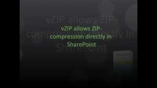 SharePoint add-on vZIP compress & decompress files directly in SharePoint