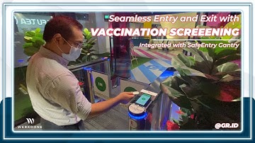 WerkDone Vaccination Screening Gantry at GR.ID