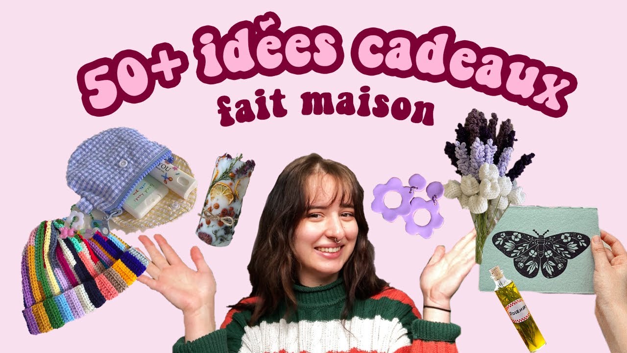 50+ d'idées de cadeaux faits main ✨