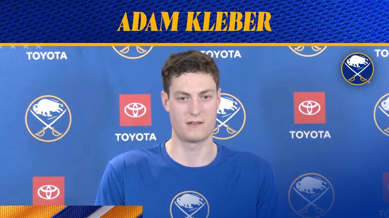 "It's Really Exciting" | Adam Kleber After Day One Of Development Camp | Buffalo Sabres