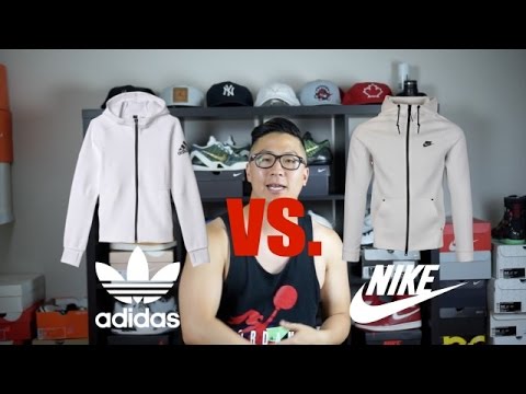 nike and adidas hoodies