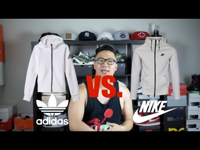 Adidas Zne Hoodie Vs Nike Tech Fleece Hoodie Youtube