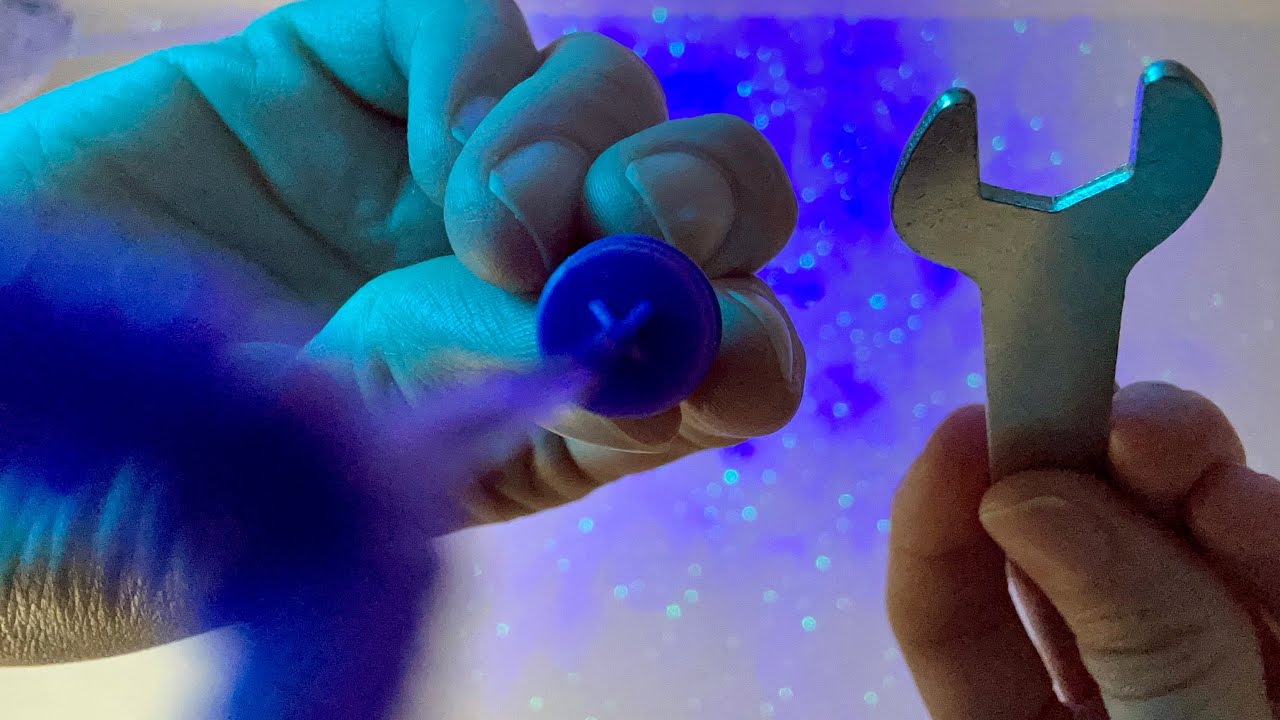 HiFi ASMR readjusting your face ✨💜 no talking, actual camera touching, cosmic nonsense 💚👽