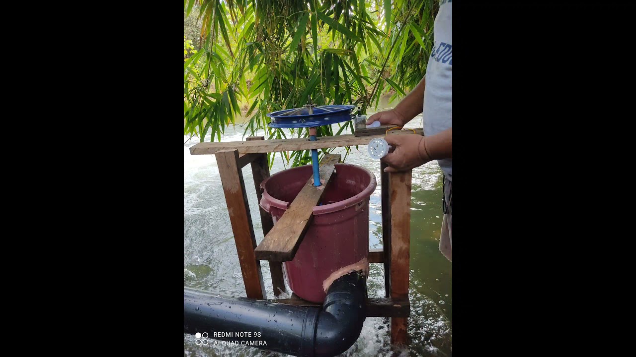 Vortex Water Turbine, free energy