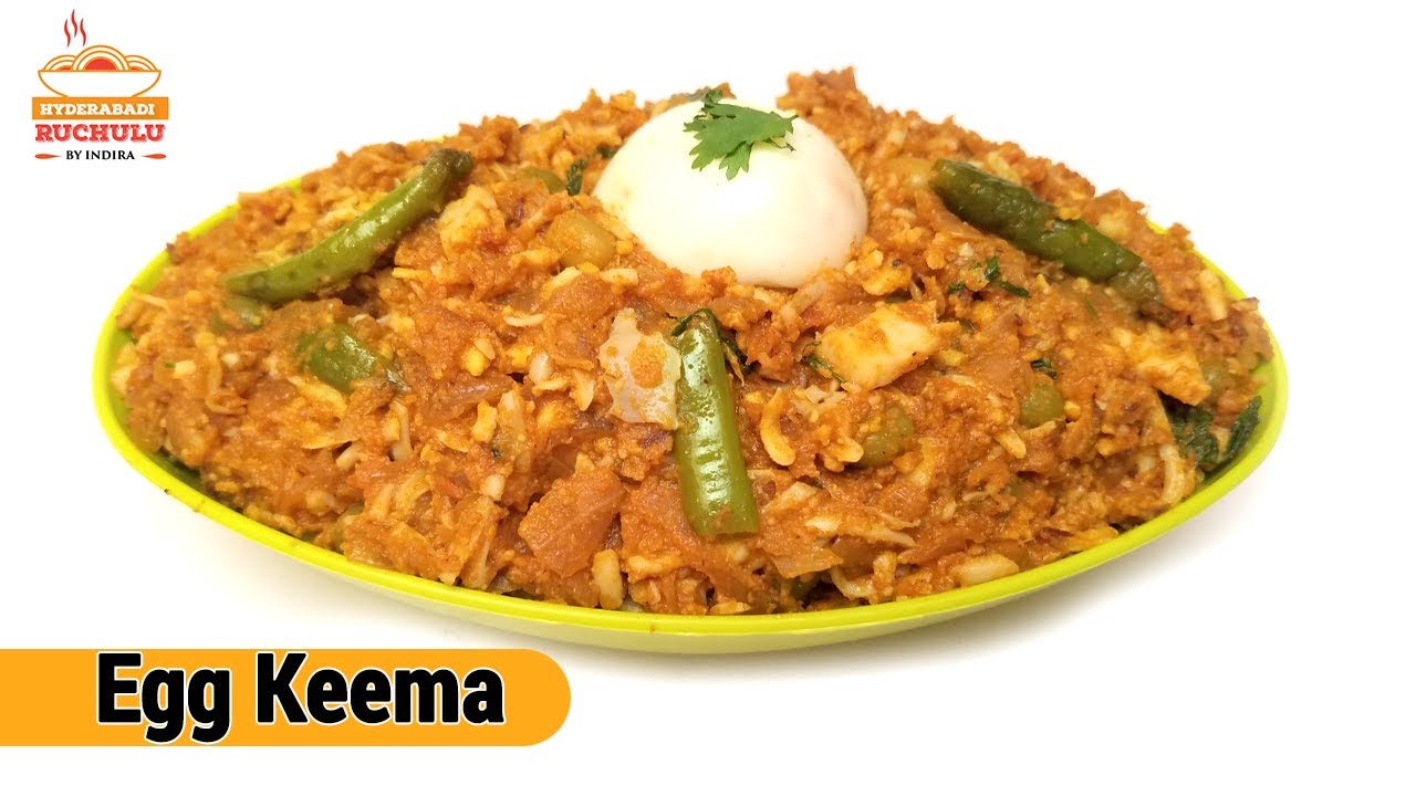 Egg Keema Recipe | Egg Kheema Curry | How to make Egg Keema | Hyderabadi Ruchulu