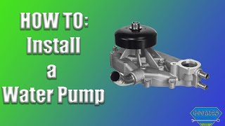 How To: Install a Water Pump ON SMALL BLOCK CHEVY/LS MOTOR.  LIGHT DUTY TRUCKS, SUV, AND HUMMER 2005 Hummer H2 Water Pump Bolt Torque