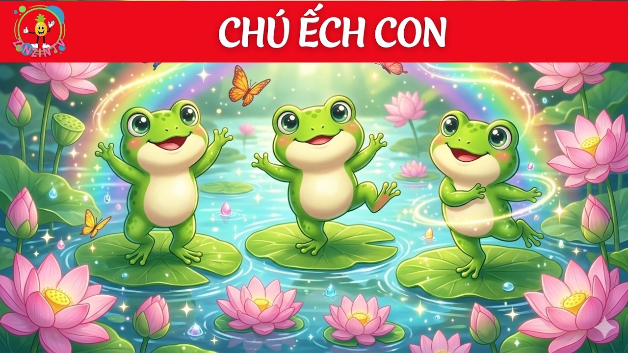 Chú Ếch Con 🐸 Nhảy Cực Vui | Nhạc Thiếu Nhi Remix Sôi Động | Bé Học Hát Dễ Thương