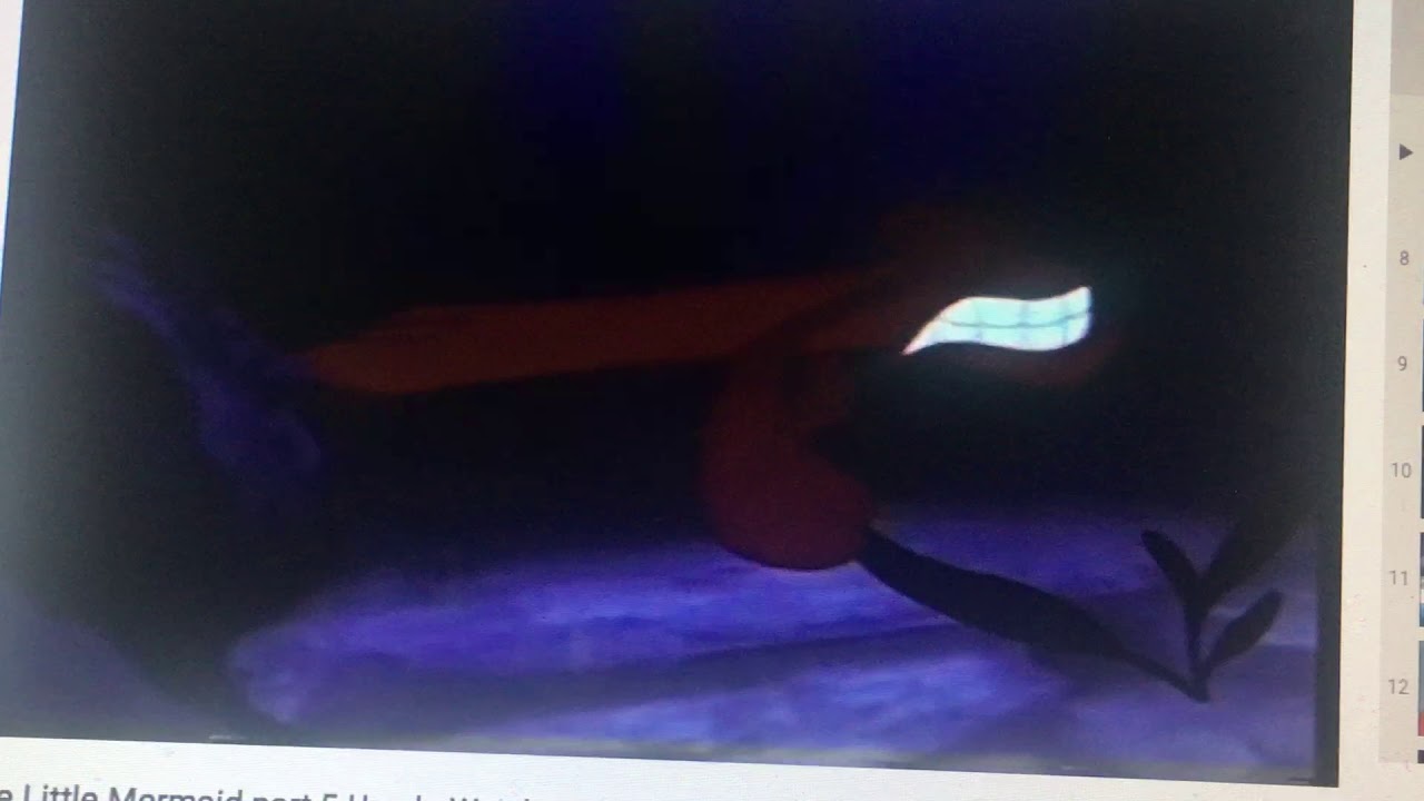 The Little Mermaid (1989)Sebastian Gets Stuck! YouTube