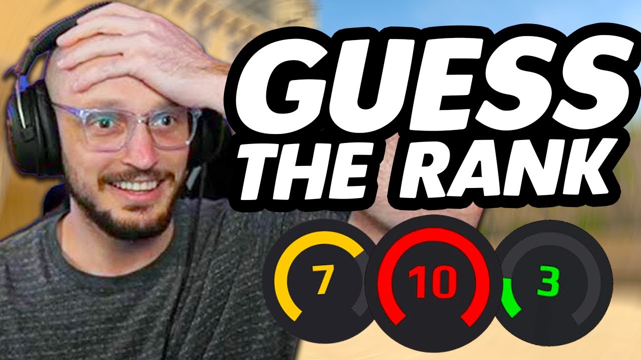Сможет ли профессиональный игрок в Counter Strike угадать ваш ранг в CS2?