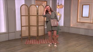 Deborah Ann Gaetano Model Blooper During Ashwood Handbags Live Tv Show Qvcuk
