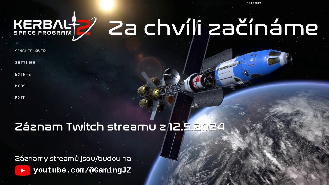 Kerbal Space Program 2 exploration mode #3 - záznam livestreamu - YouTube