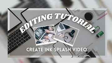Create Ink Splash Video (Inshot Tutorial) | MAMA Group | Inshot | Ink Splash Video