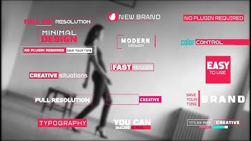 Titles Ultimate Pack Full HD | After Effects Template  In Videohive