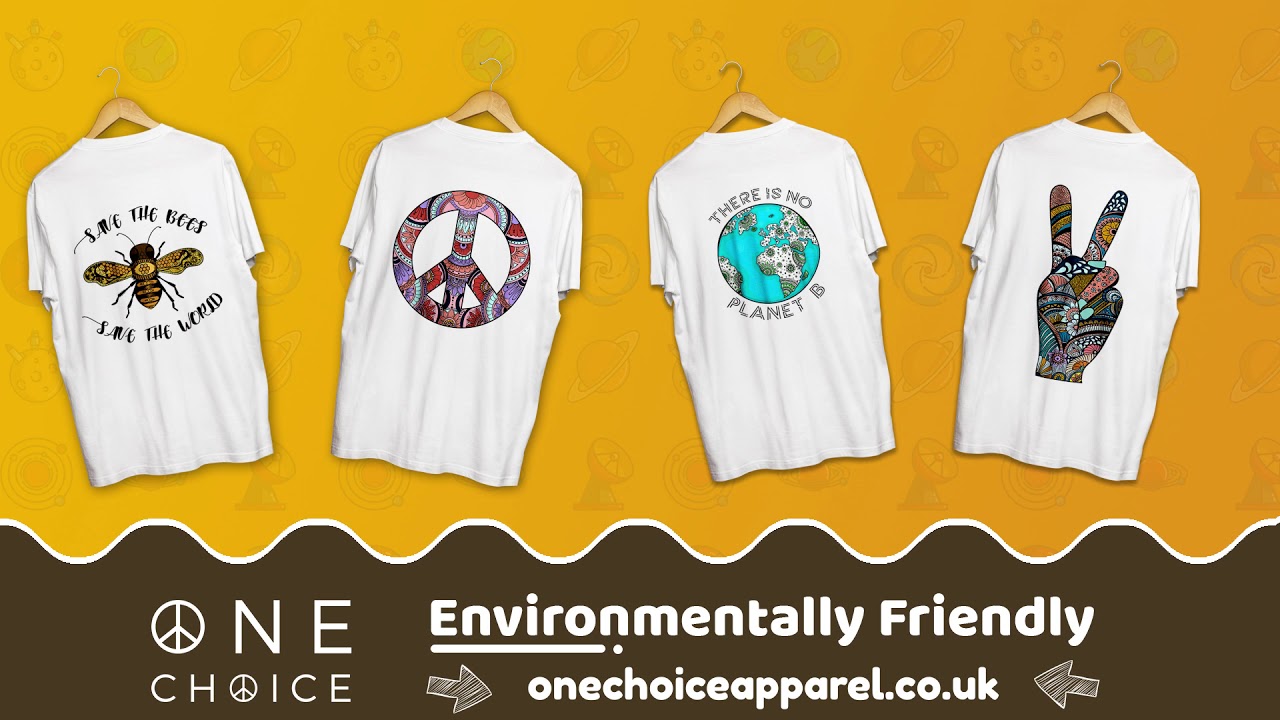 Organic Tee Shirt Collections One Choice Apparel YouTube