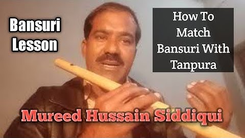 Bansuri Tutorial Video.How to Match Bansuri Sond With Tanpura.