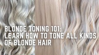 How to Tone Blondes: learn to formulate for every color of blonde  icy, beige, sunny, warm