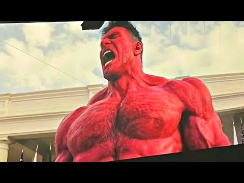 RED HULK #D23 HARRISON FORD NEW PIC NUEVA IMAGEN DE HULK ROJO BRUTAL ...