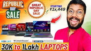Amazon & Flipkart Republic Day Sale : 20+ Crazy Laptop Deals 💯🔥