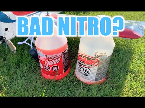 Nitro Motors and bad glow fuel - what bad fuel makes your motor do