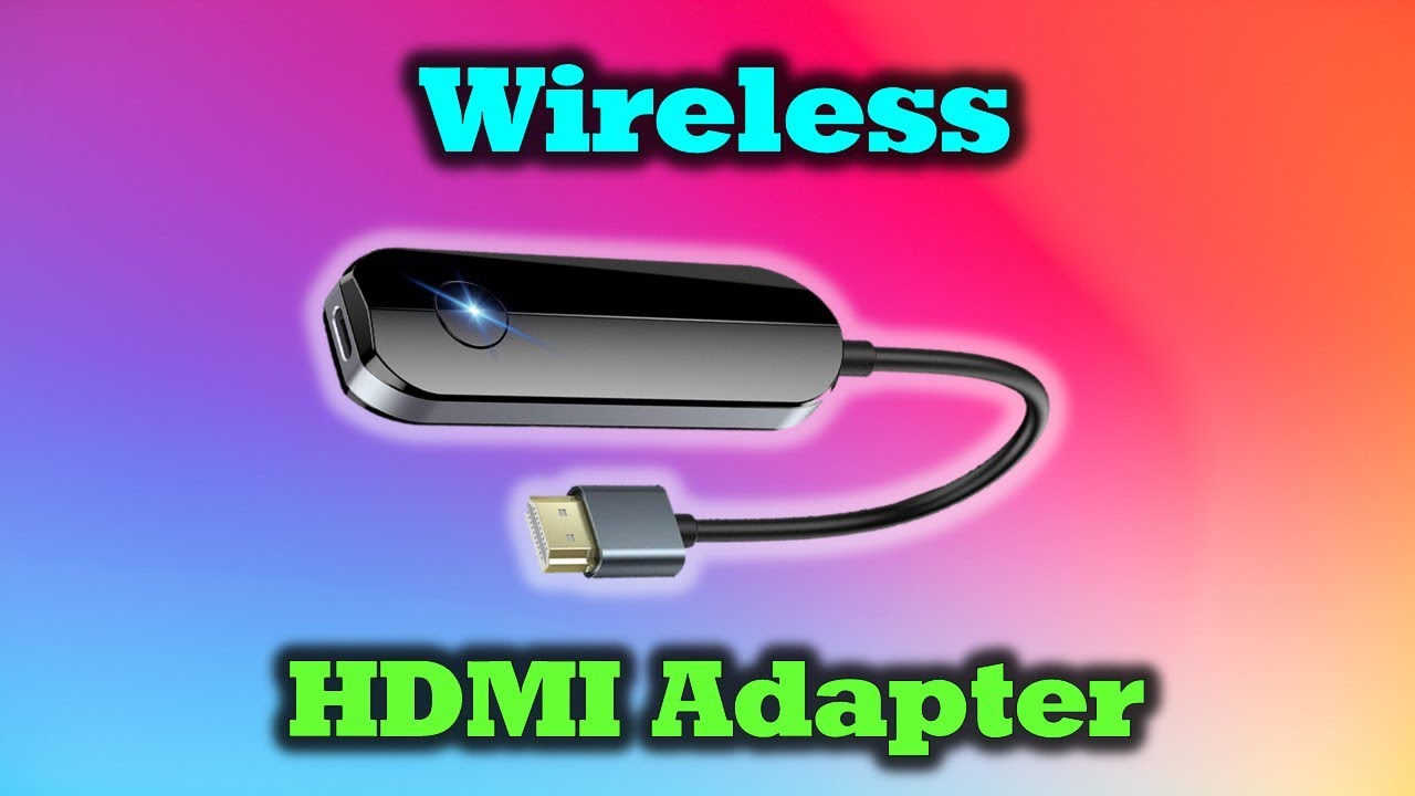 Wireless Display Adapter, Wireless HDMI Cable for iPhone to TV, HDMI  Adapter for iPhone/iPad/MacBook iOS Video Mirroring Dongle Receiver to