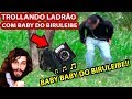 DANDO SUSTO EM LADRÃO COM BABY BABY DO BABY DO BIRULEIBE  LEIBE