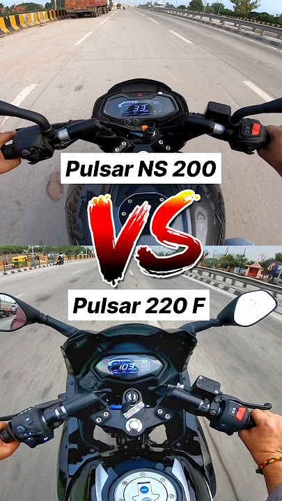 2025 Bajaj Pulsar NS 200 vs Pulsar 220f 🤯🔥 Gear Challenge #shorts #ns200