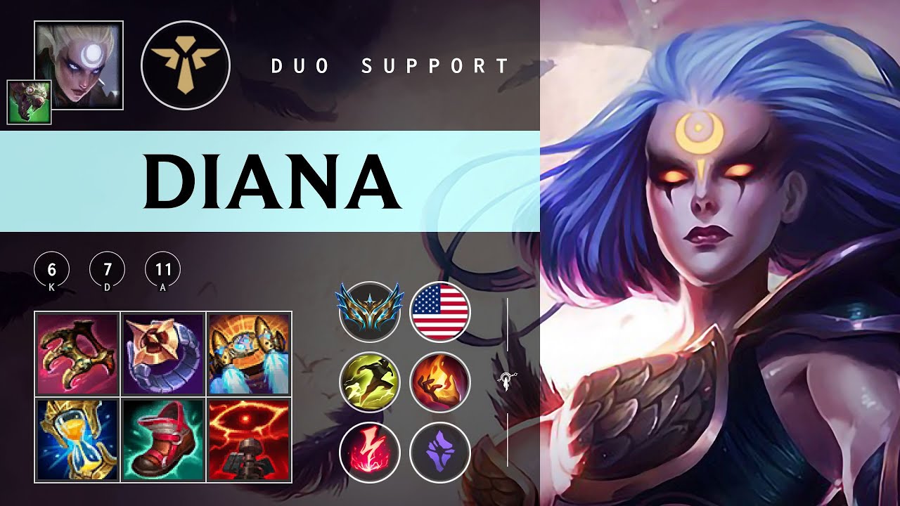 Diana Support vs Zilean - NA Challenger Patch 25.24