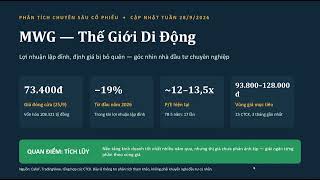 CHÚNG TA NÊN LÀM GÌ VỚI MWG. PHÂN TÍCH CHI TIẾT VÀ HÀNH ĐỘNG GIÁ CỦA MWG TRONG QUÝ 4/2026