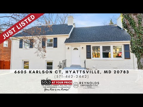6605 Karlson Court, Hyattsville, MD home video tour