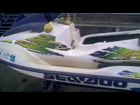Lot 2428d 1997 Seadoo Gsi 717 720 Engine Running Tear Down Into Parts Jet Ski Salvage Youtube
