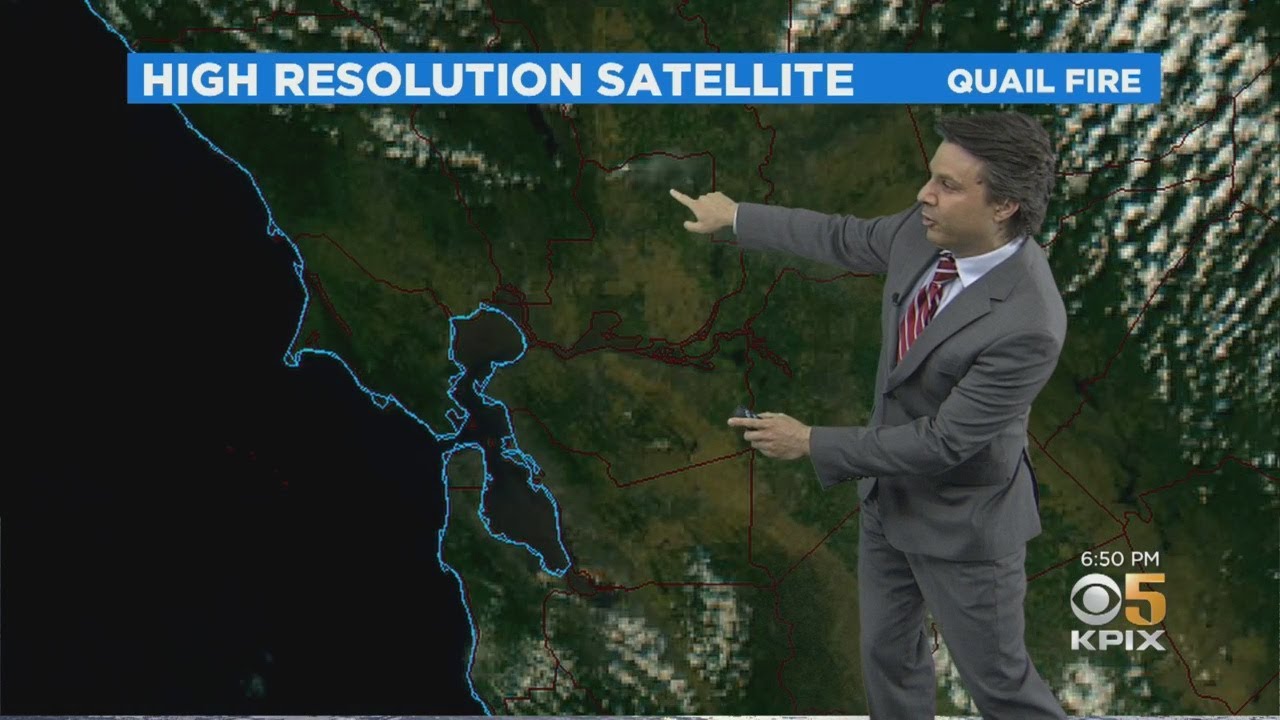 QUAIL FIRE: Solano County Wildfire Pitched Up By Weather Satellites