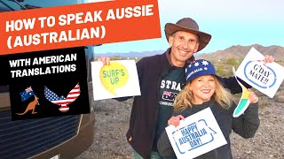 How to Speak Australian – Aussie Words & American Translations – while driving in our RV!