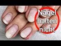 Gel oder Acrylnägel halten plötzlich NICHT MEHR 😱 Nageltyp Analyse (trockene Nägel)