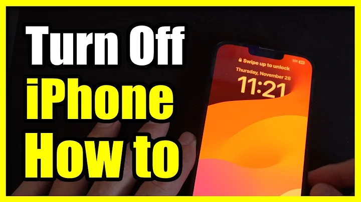 How to Turn Off iPhone without Touch Screen (No Restart)