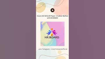 PAPER 2 | NTA UGC NET/JRF | CODE 55 | LABOUR WELFARE | BY NANDINI SHUKLA