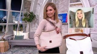 Dooney & Bourke Pebble Leather Sophie Hobo on QVC