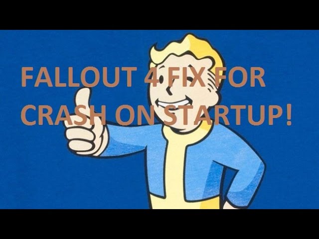 fallout 4 new game crash