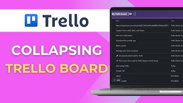 How to Collapse Your Trello Board Lists in SECONDS