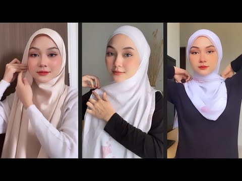 4 GAYA CANTIK – CARA SIMPLE PAKAI TUDUNG SHAWL MUDAH, CEPAT, KEMAS DAN BERGAYA – QotrunNada