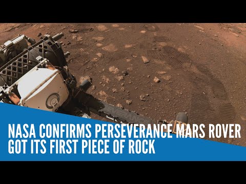 NASA confirms Perseverance Mars rover got its first piece of rock