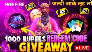 FREE FIRE LIVE GIVEAWAY CUSTOM AN