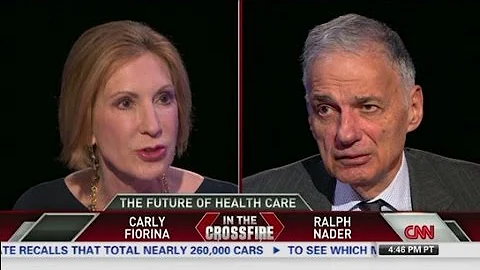 Nader and Fiorina debate Obamacare