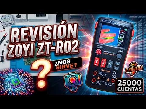 Video de ZT R02 Cámara termografíca Multímetro - ZOYI
