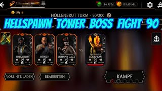 Mk mortal kombat mobile hellspawn tower boss fight 90 one shot and talent tree