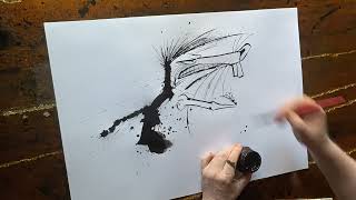 Rat Thief With Cheese In Ink