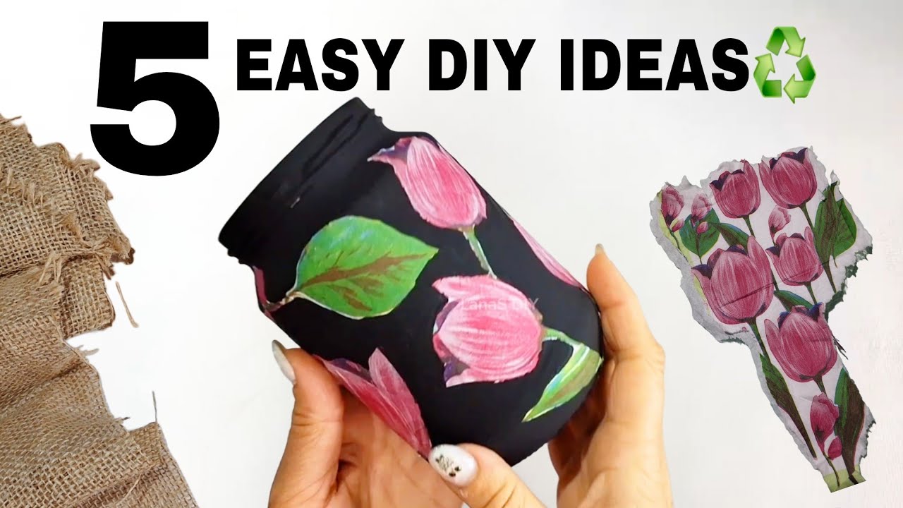 5 EASY DIY Lantern Ideas from Recycled Materials | Cozy Home Decor ♻️