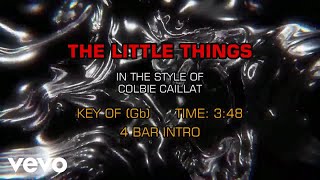 Colbie Caillat - The Little Things (Karaoke)